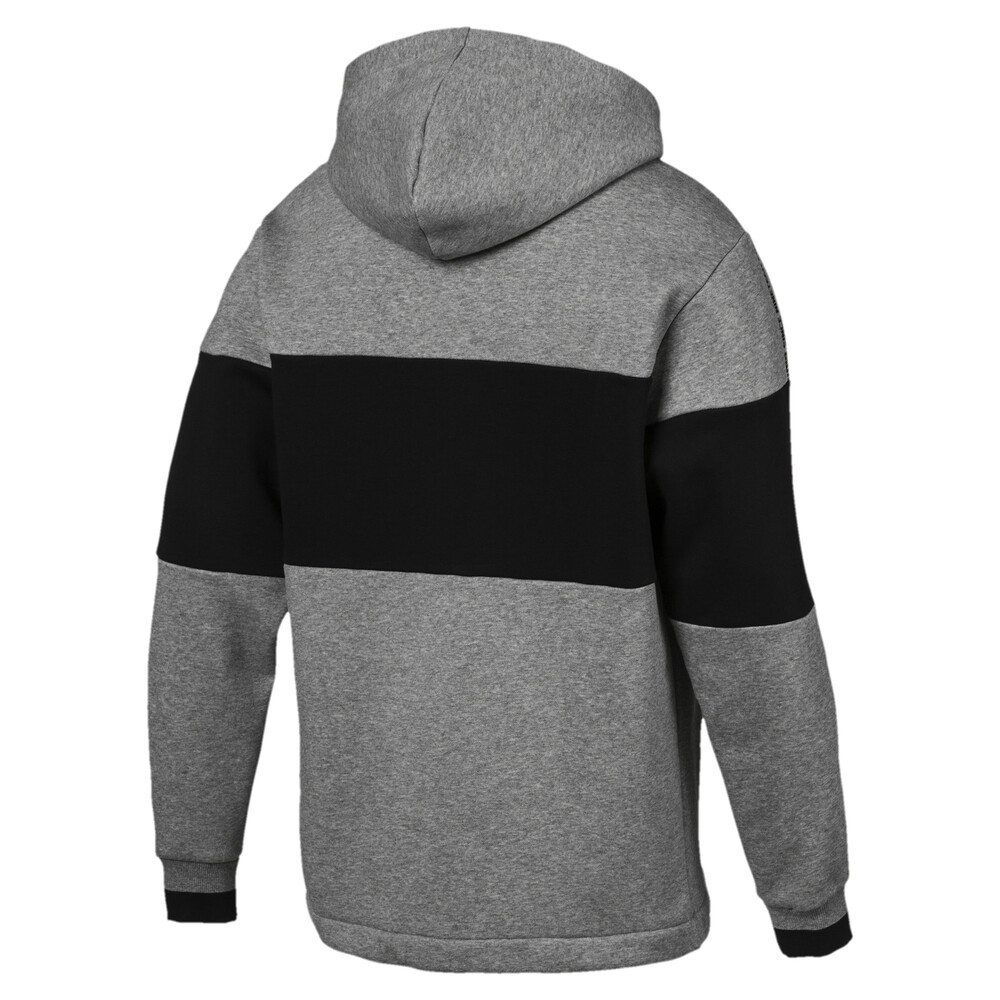 

PUMA - male - Толстовка Rebel Block Hoody FL – Medium Gray Heather –, Серый