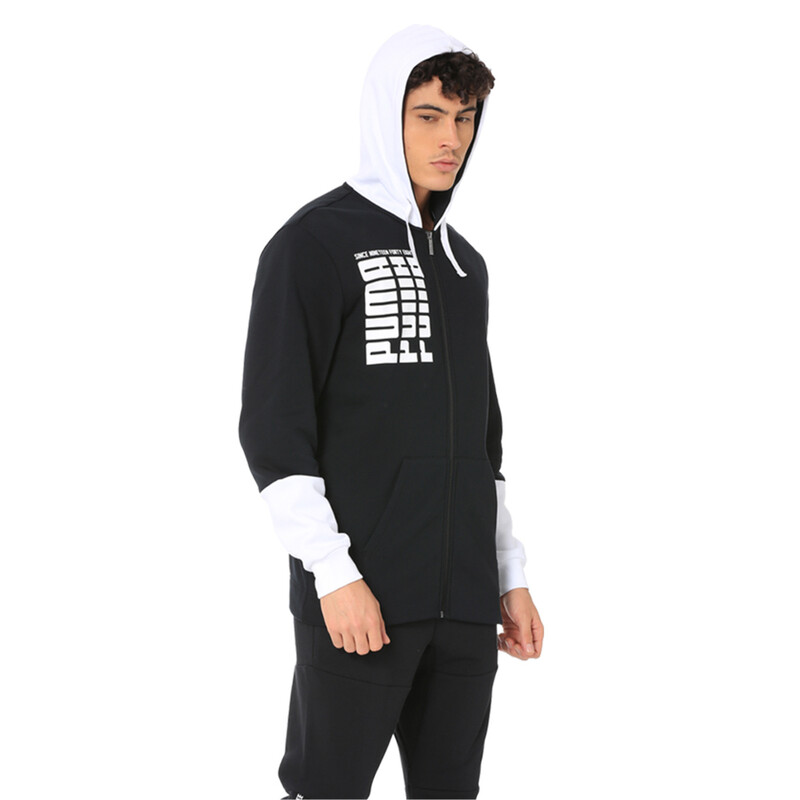 

Men's PUMA Rebel Up Fleece Full Zip Hoodie
