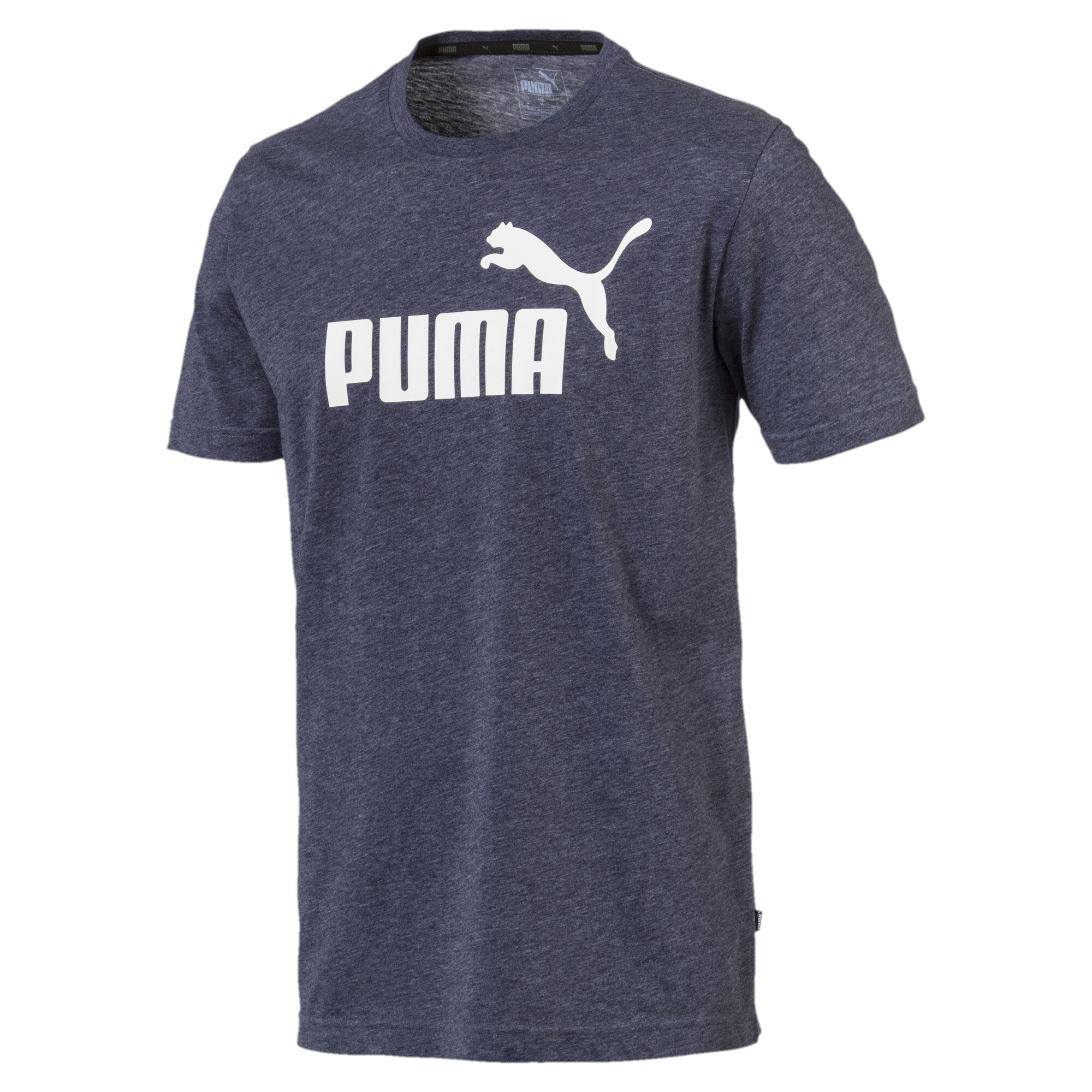puma active logo heather tee