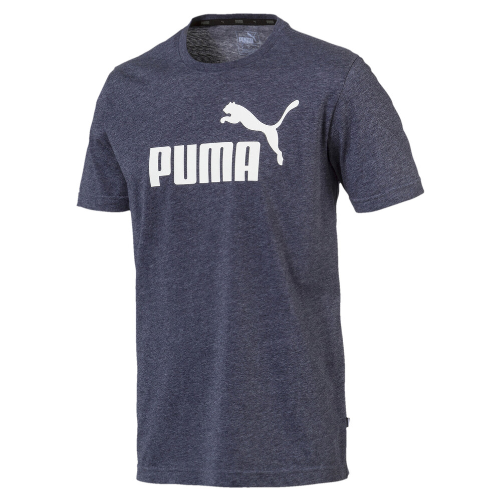 

PUMA - male - Футболка Essentials+ Heather Tee – Peacoat Heather –, Синий