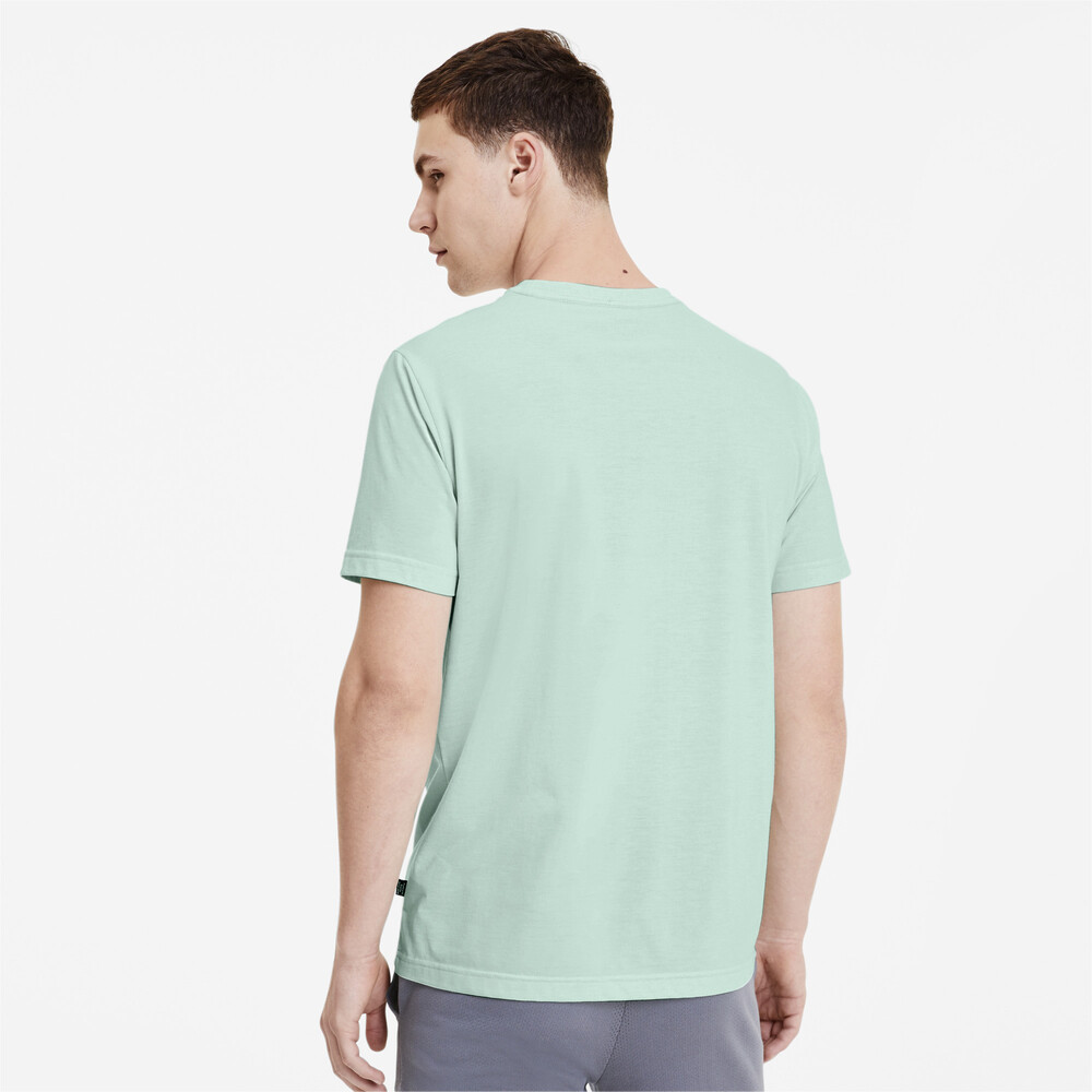 

PUMA - male - Футболка Essentials+ Heather Tee – Mist Green Heather –, Зеленый