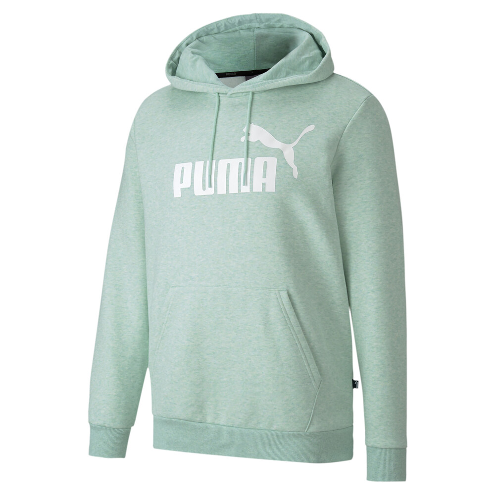 Essentials Fleece Men's Hoodie | Green - PUMA