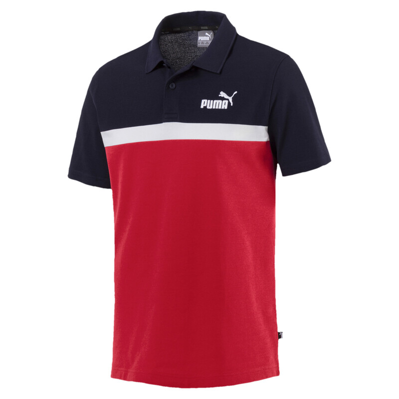 

Men's PUMA Essentials+ Stripe Polo