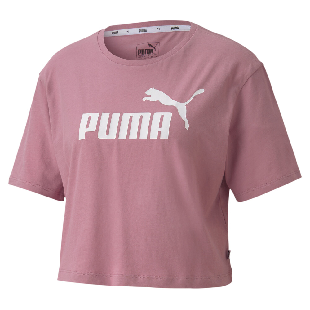 Cropped Women's Logo T-Shirt | Pink - PUMA