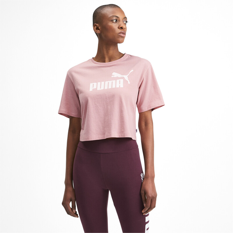 

PUMA Essentials+ Cropped Ribbed Crewneck T-Shirt