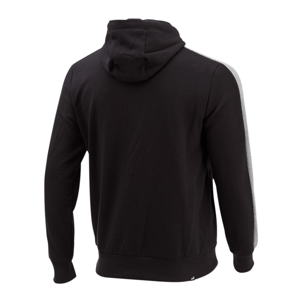Contrast half zip hoodie clearance
