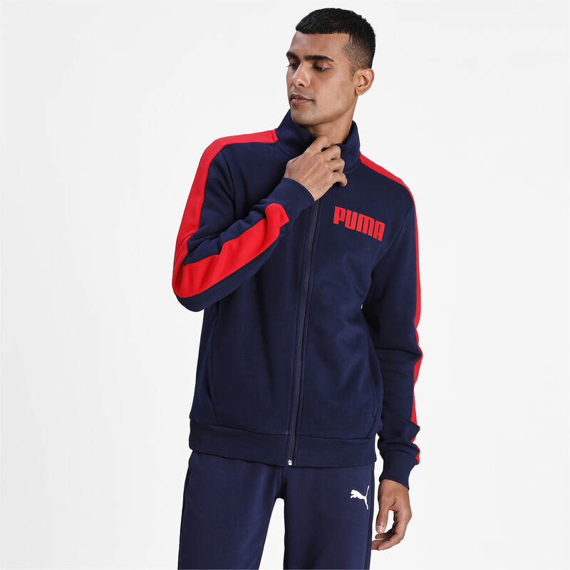 Men's PUMA Contrast Track Jacket FL M, Purple
