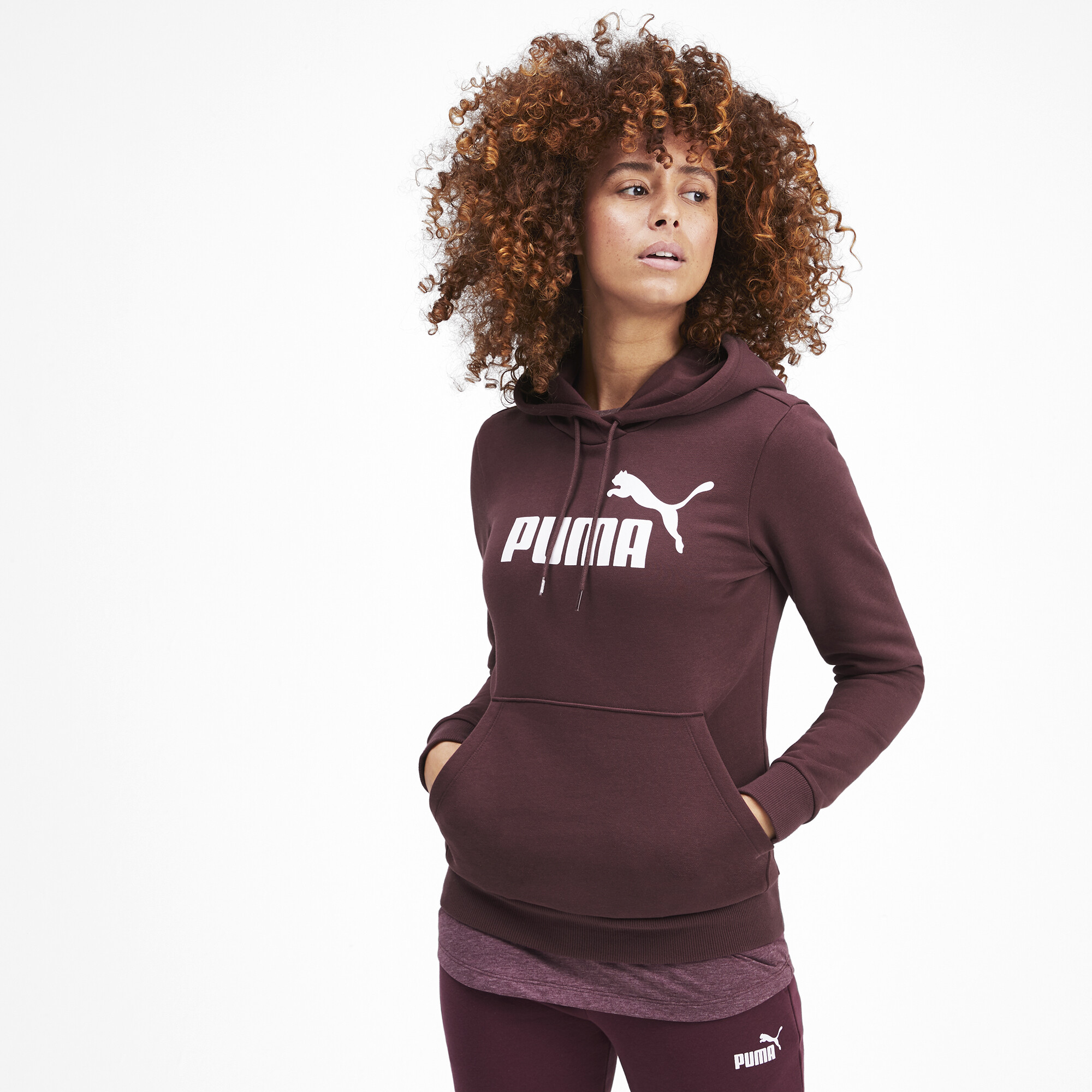 PUMA Essentials Women's Fleece Hoodie Women Sweat Basics | eBay