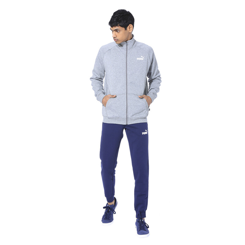 

Men's PUMA Clean CL Sweat Suit, Gray