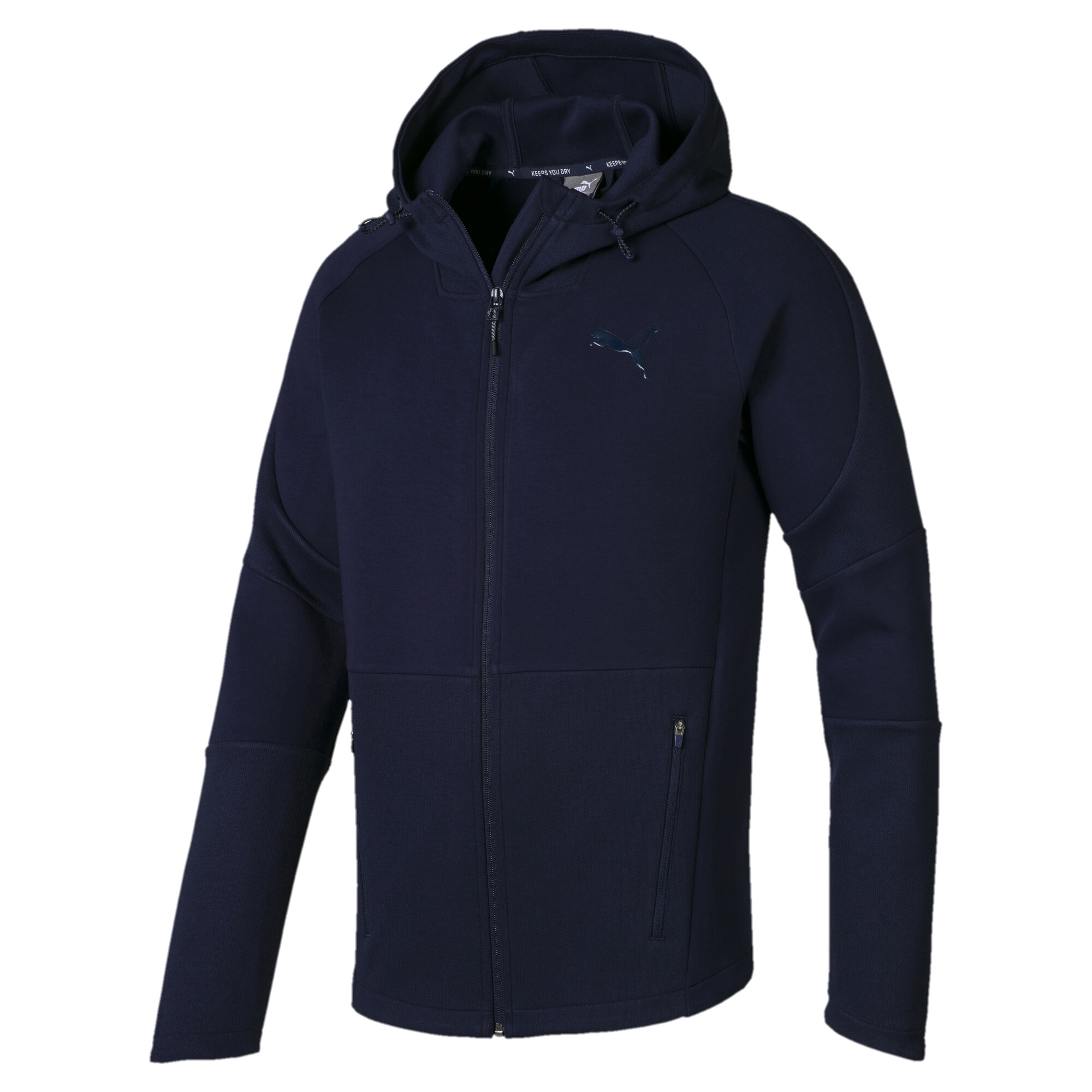 puma long hooded down coat