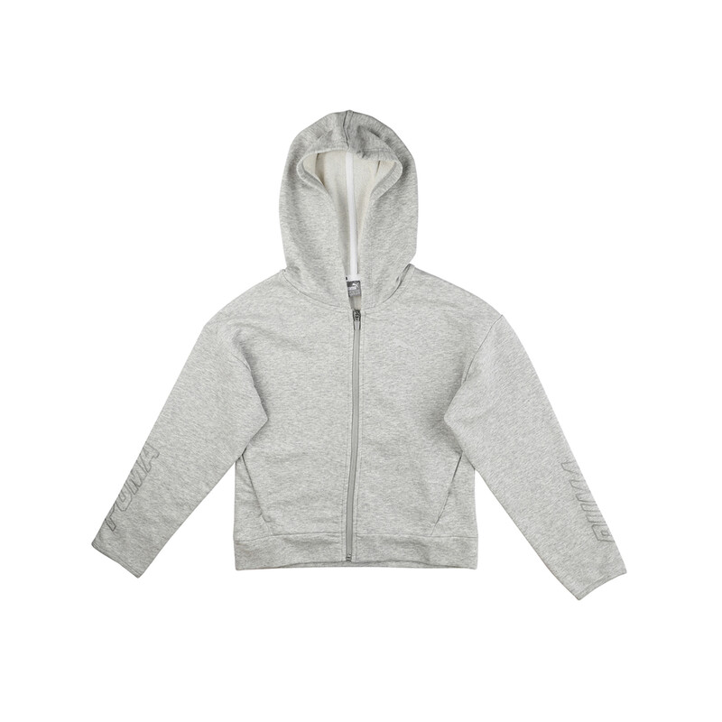 

PUMA Alpha Hooded Sweat Jacket, Gray