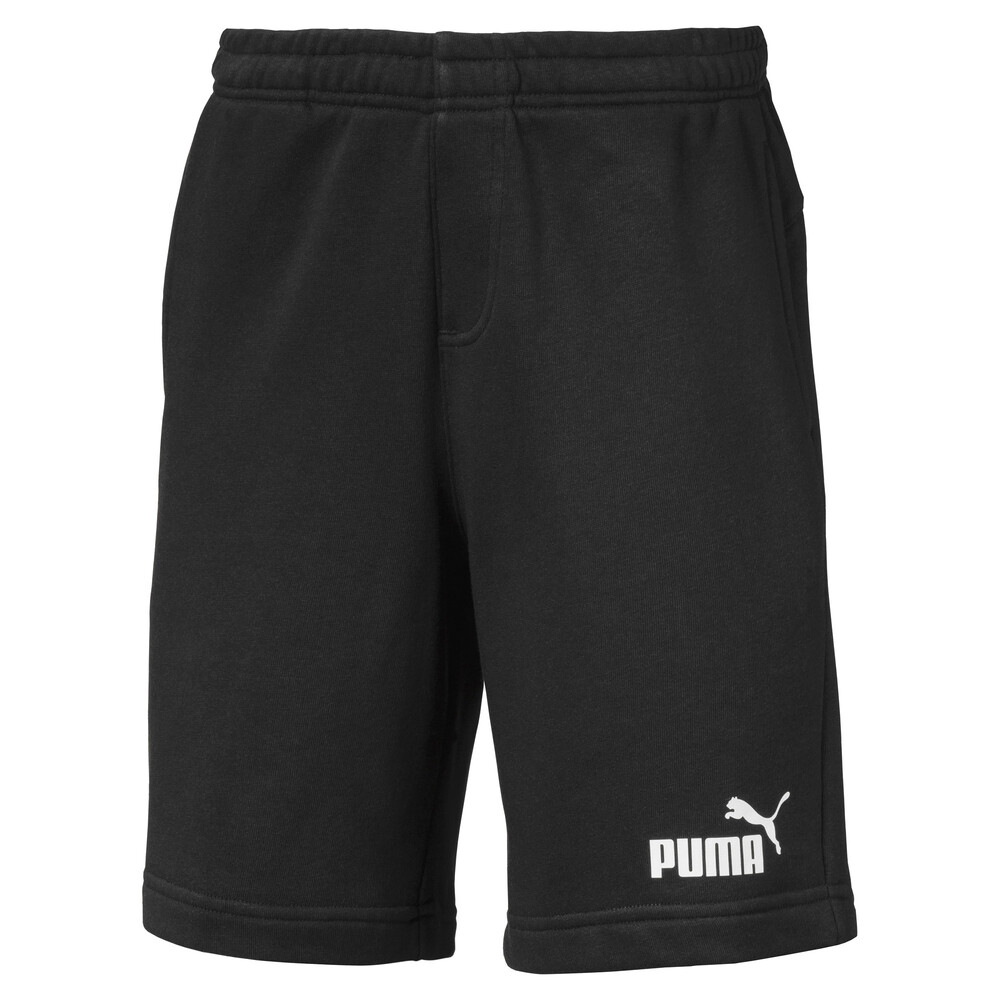 Essentials Boys' Sweat Shorts | Black - PUMA