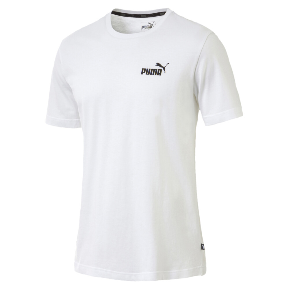 Men's Essentials Small Logo T-Shirt | White | Puma - PUMA ...