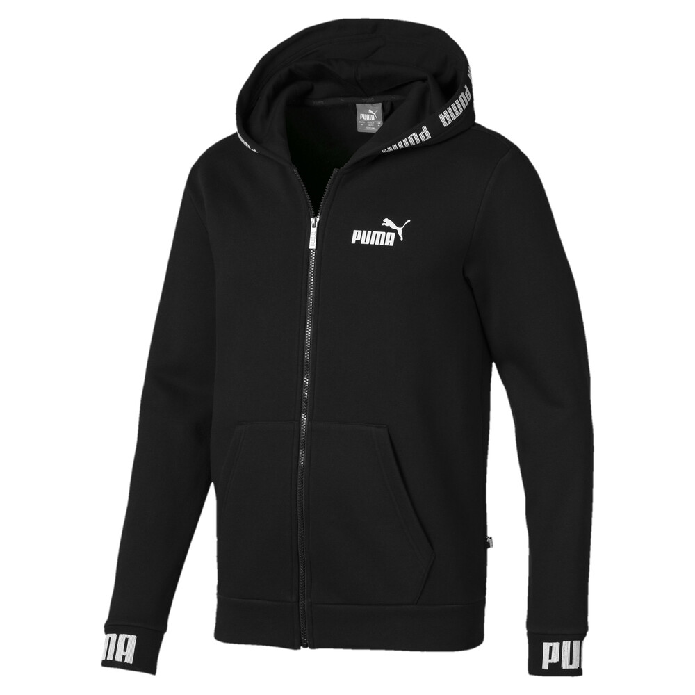 

PUMA - male - Толстовка Amplified Hooded Jkt – Cotton Black –, Черный