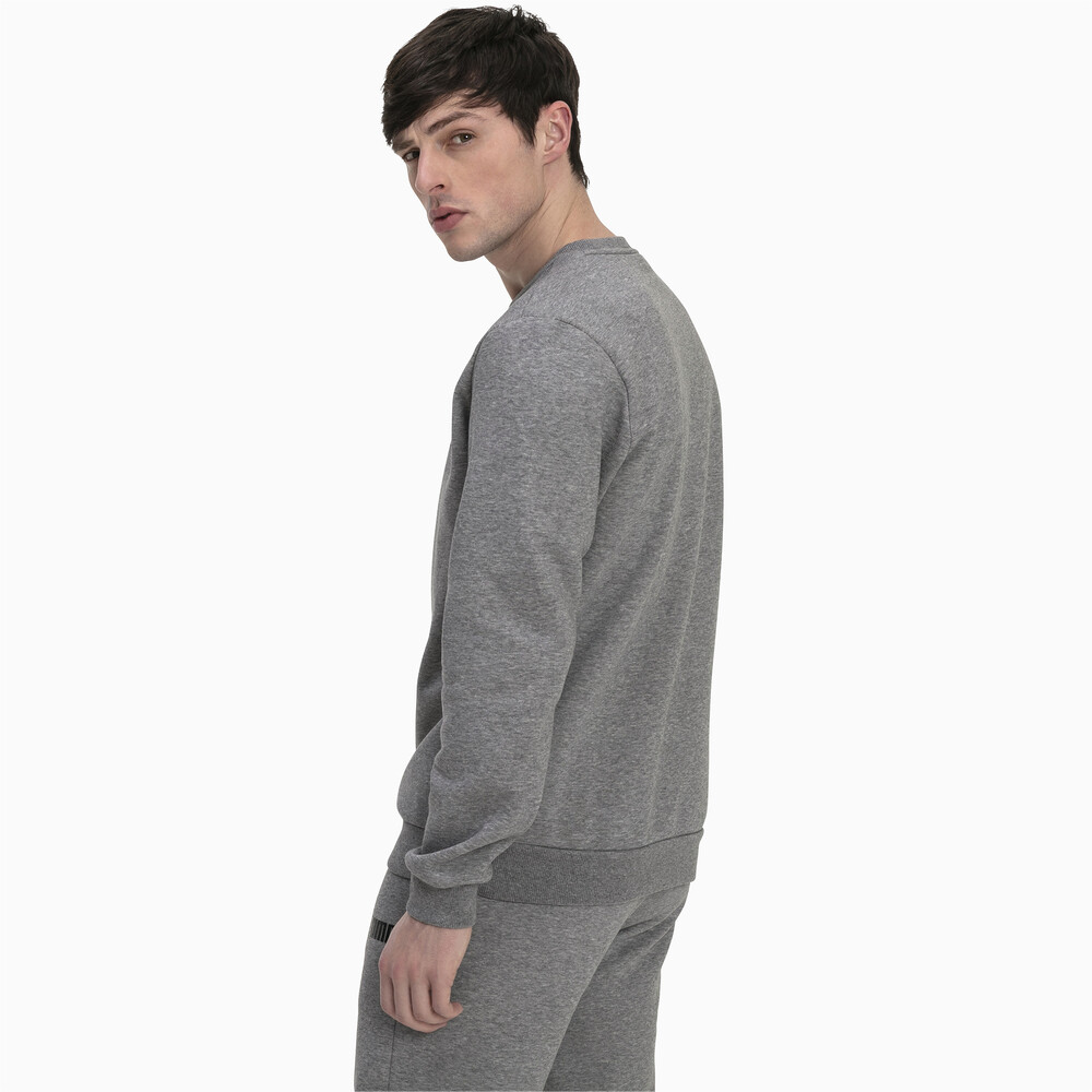 

PUMA - male - Свитер Essentials Fleece Crew Neck Men' Sweater – Medium Gray Heather –, Серый