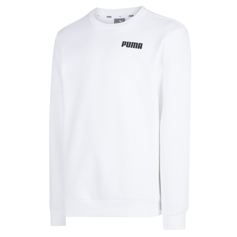 puma tape tie waist crew sweatshirt