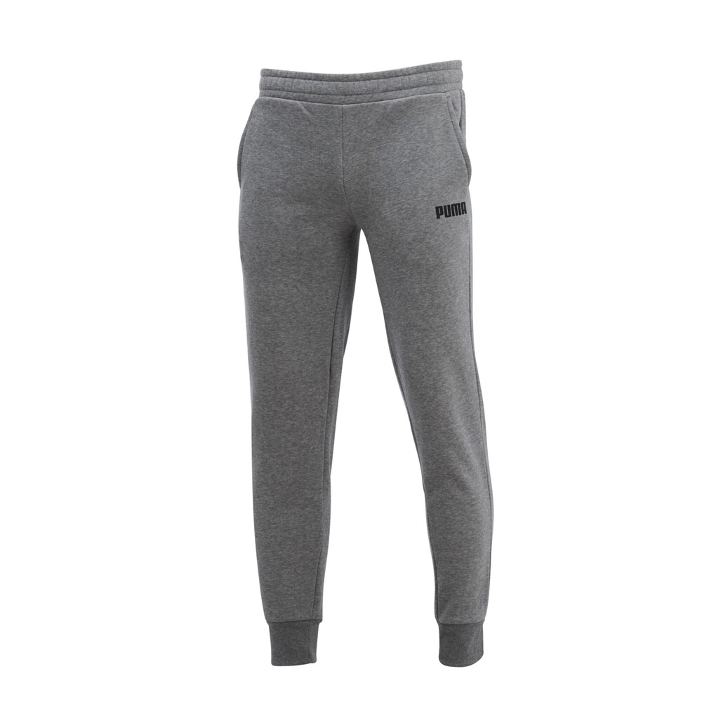 Essentials Men's Fleece Sweatpants | Gray - PUMA