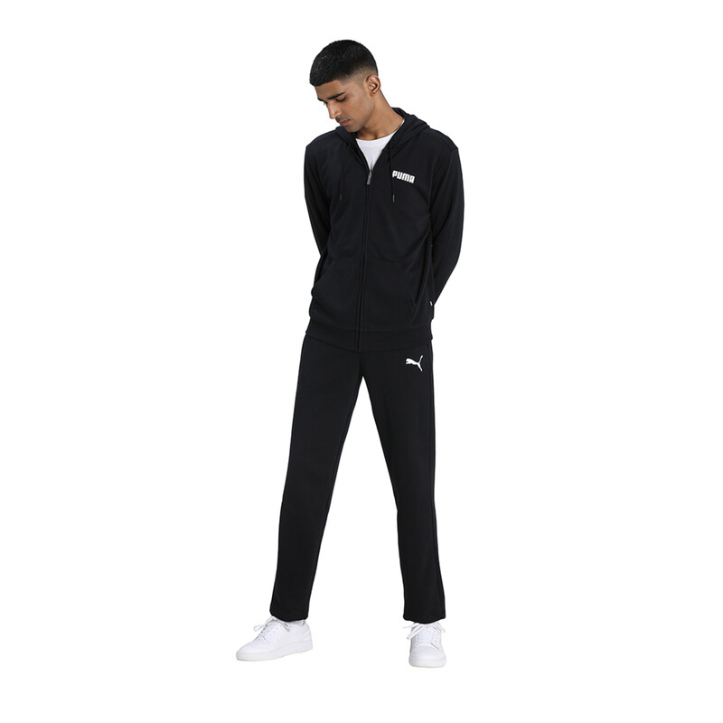 

Men's PUMA Essentials Full-Zip Training Hoody, Black