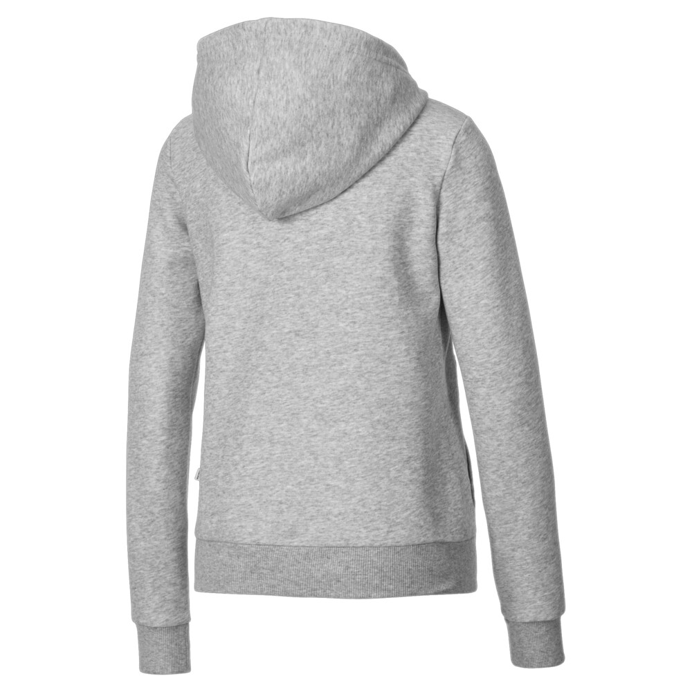 

PUMA - female - Толстовка ESS FZ Hoody FL – Light Gray Heather –, Серый