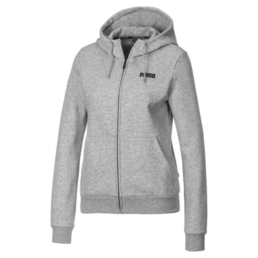 puma essential hooded jacket