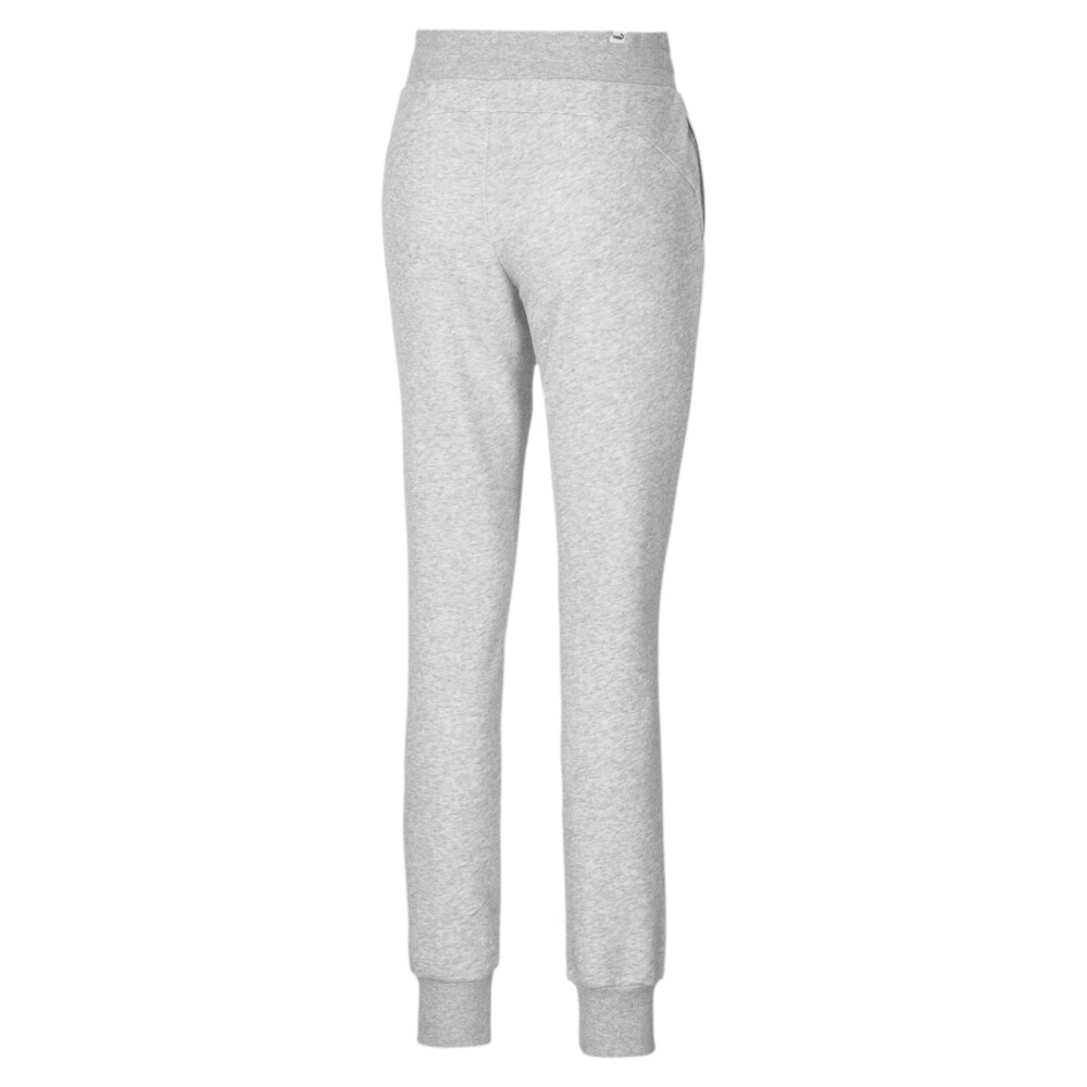 

PUMA - female - Штаны ESS Sweat Pants Closed FL – Light Gray Heather –, Серый