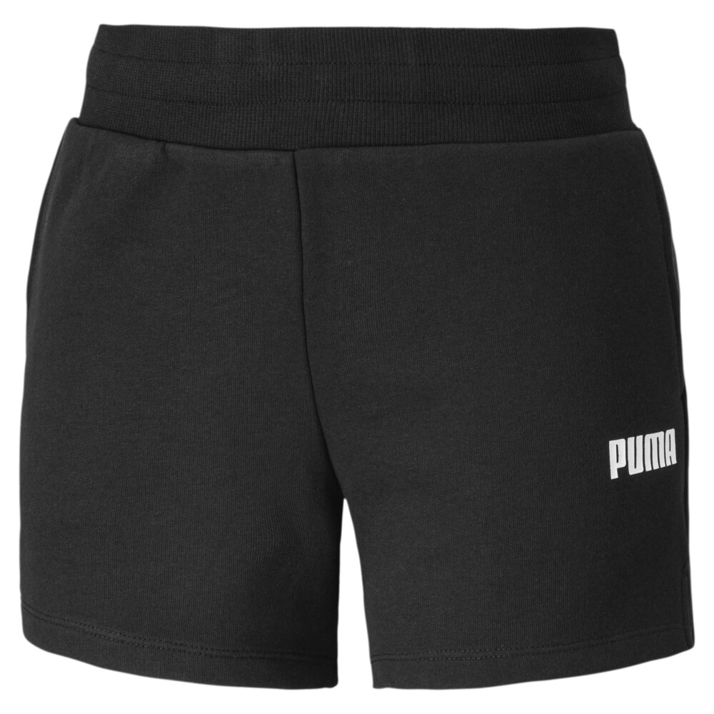 Essentials Knitted Women's Sweat Shorts Black PUMA