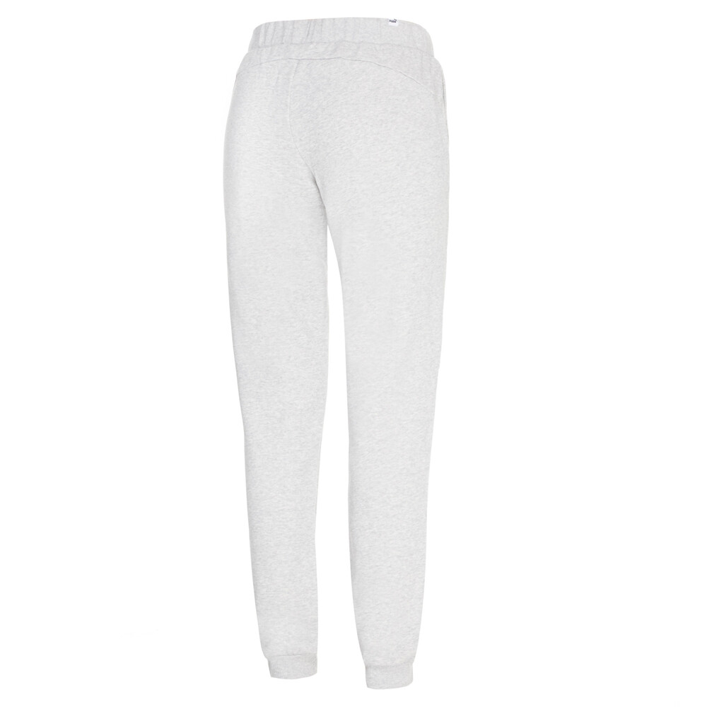 

PUMA - female - Штаны Essentials Cuffed Fleece Girls' Sweatpants – Light Gray Heather –, Серый