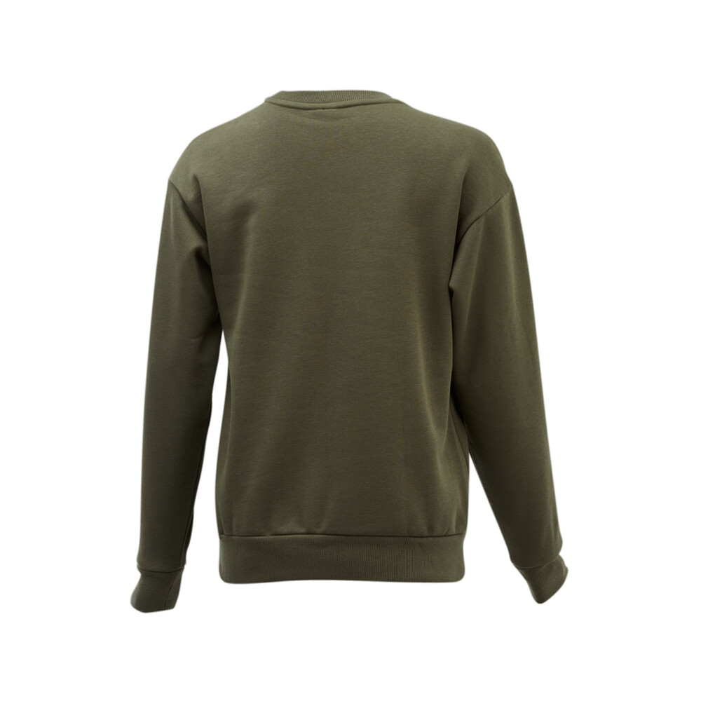 

PUMA - female - Толстовка ESS PUMA Crew Sweat FL – Olive Night –, Зеленый