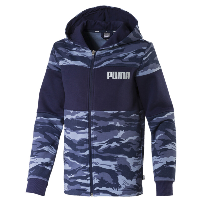 

PUMA Camo AOP Fleece Full Zip Boys' Hoodie