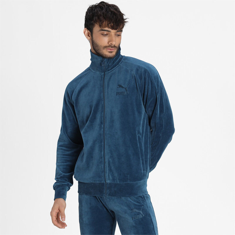 

Men's PUMA Iconic T7 Velour Regular Fit Track Jacket