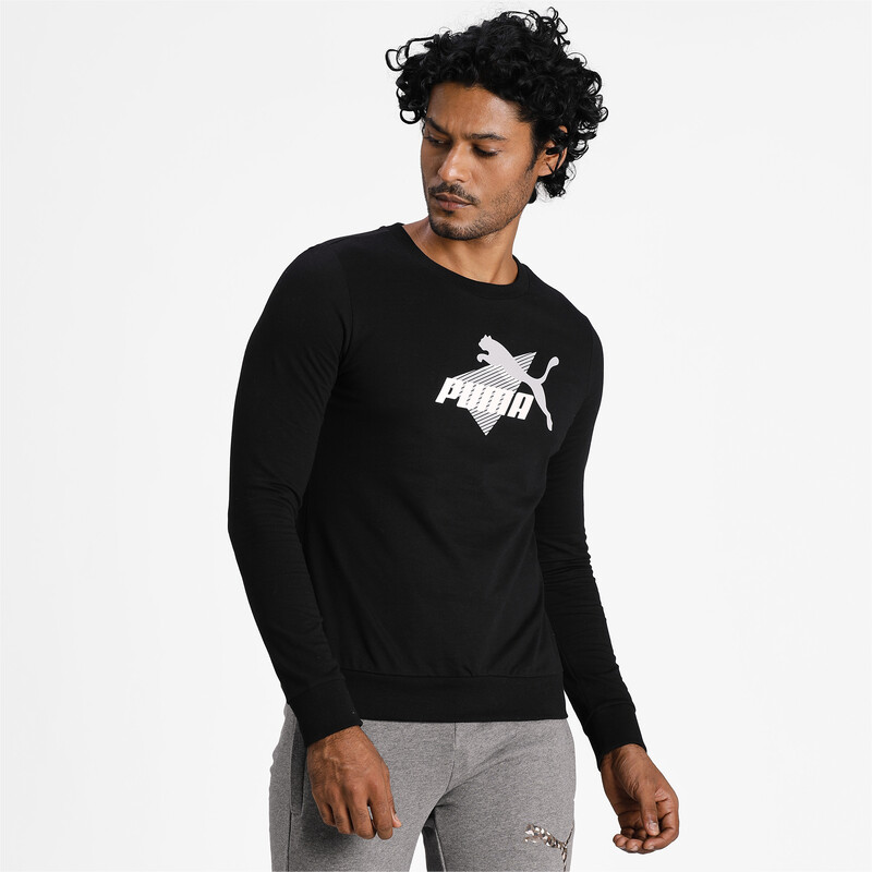 

Women's PUMA Graphic Crew, Black
