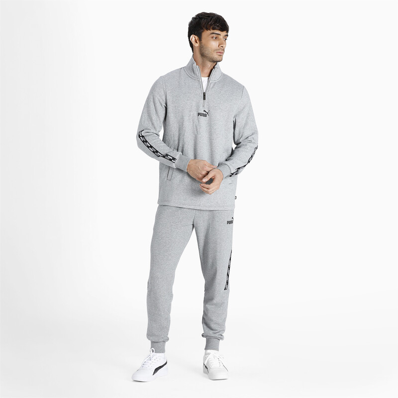 

Men's PUMA POWER Half-Zip Regular Fit Sweat Shirt, Gray