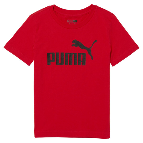 Puma Core Little Kids' Graphic T-shirt In High Risk Red