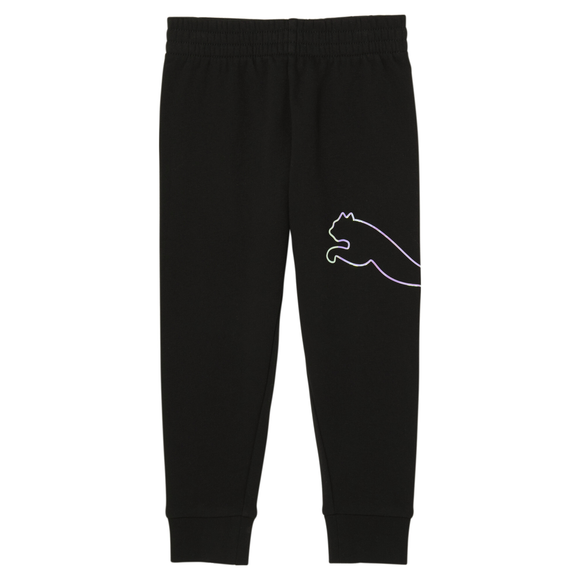 PUMA Core Little Kids' Cotton Fleece Jogger in Black, Size 5