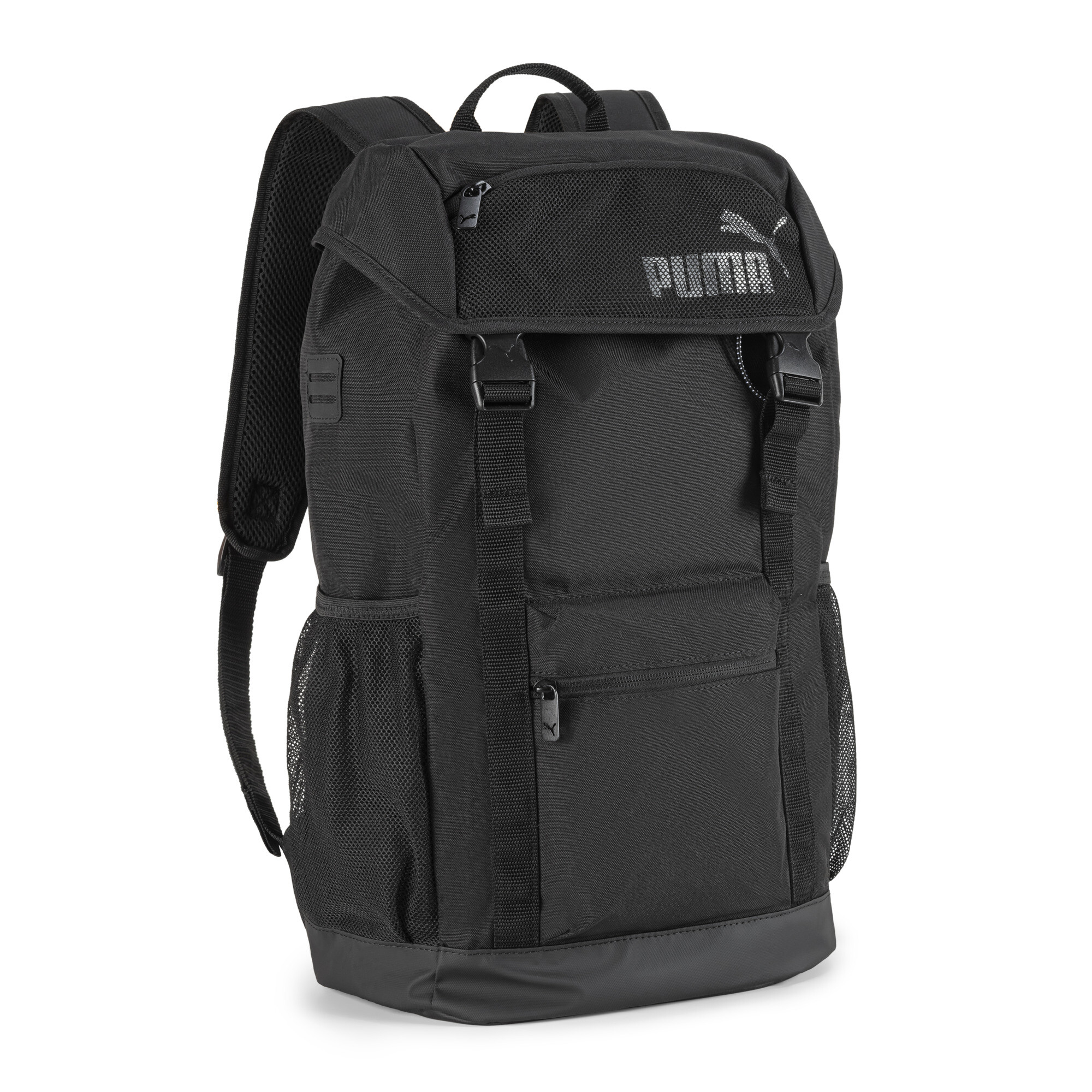 PUMA Flap Top Backpack in Black