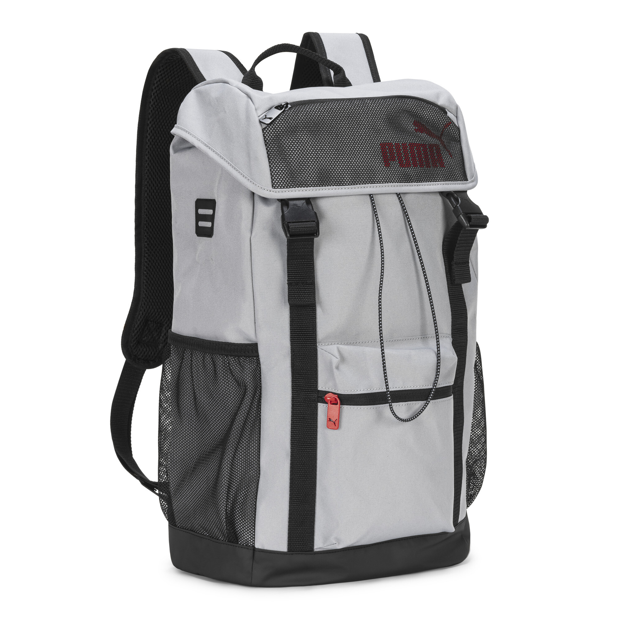 PUMA Flap Top Backpack in Grey
