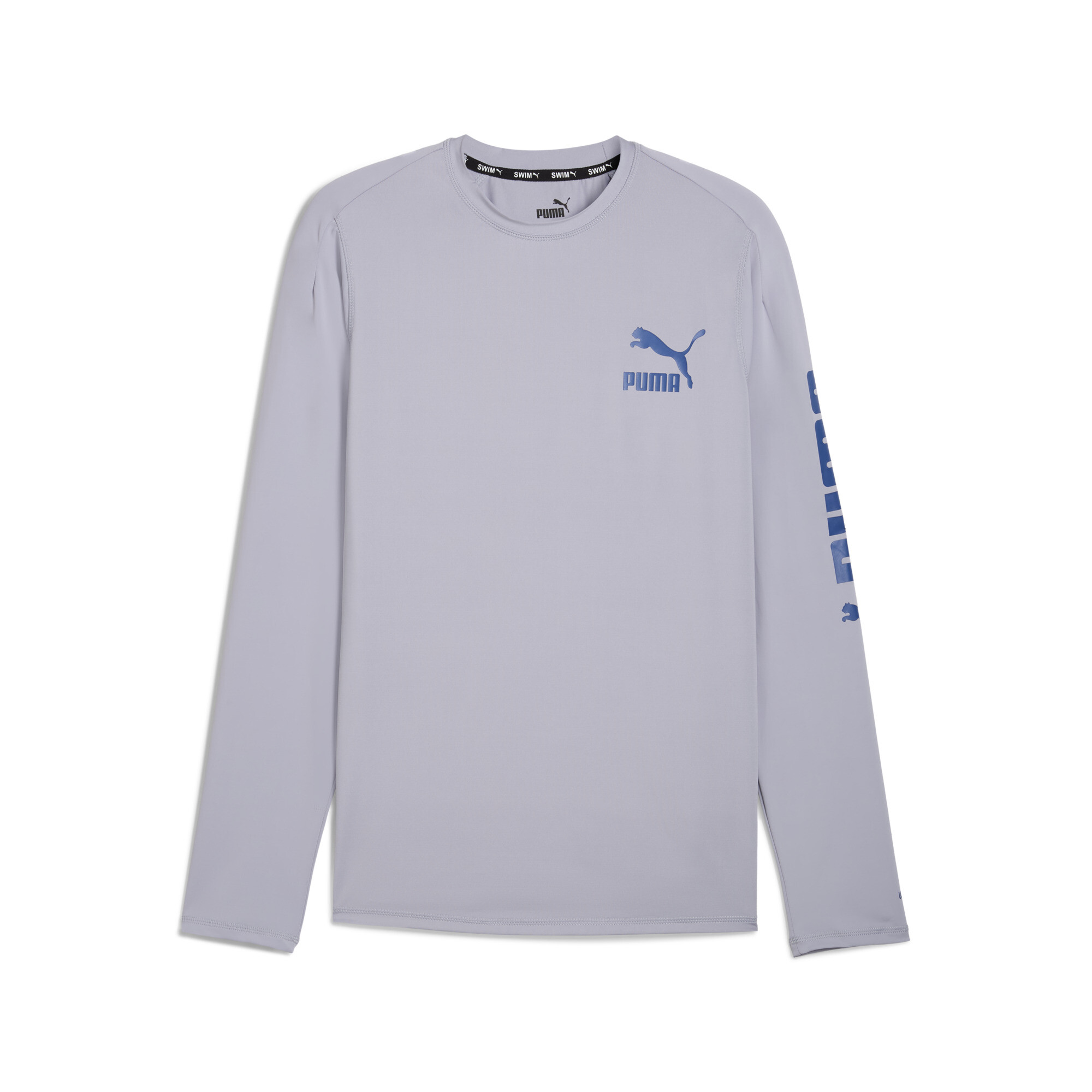 Puma Men's Long Sleeve Rashguard In Gray