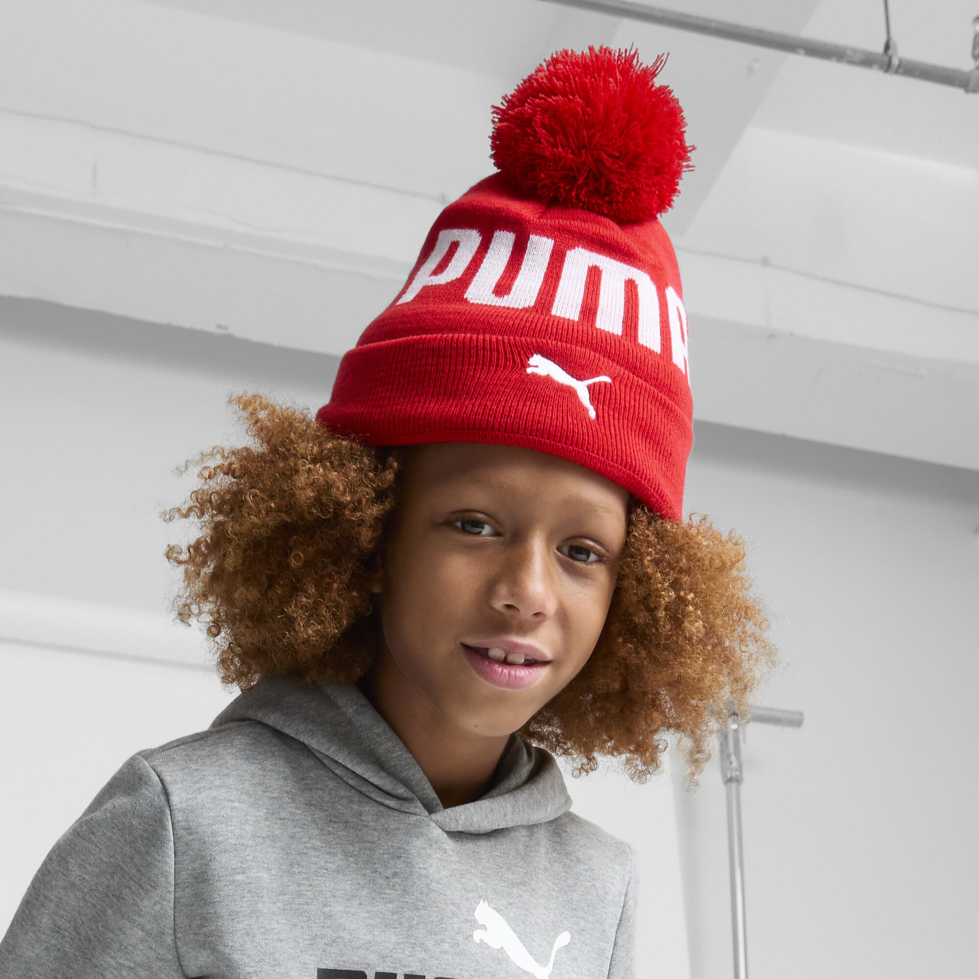 PUMA Benedict Cuff Pom Big Kids' Beanie - Picture 20 of 21