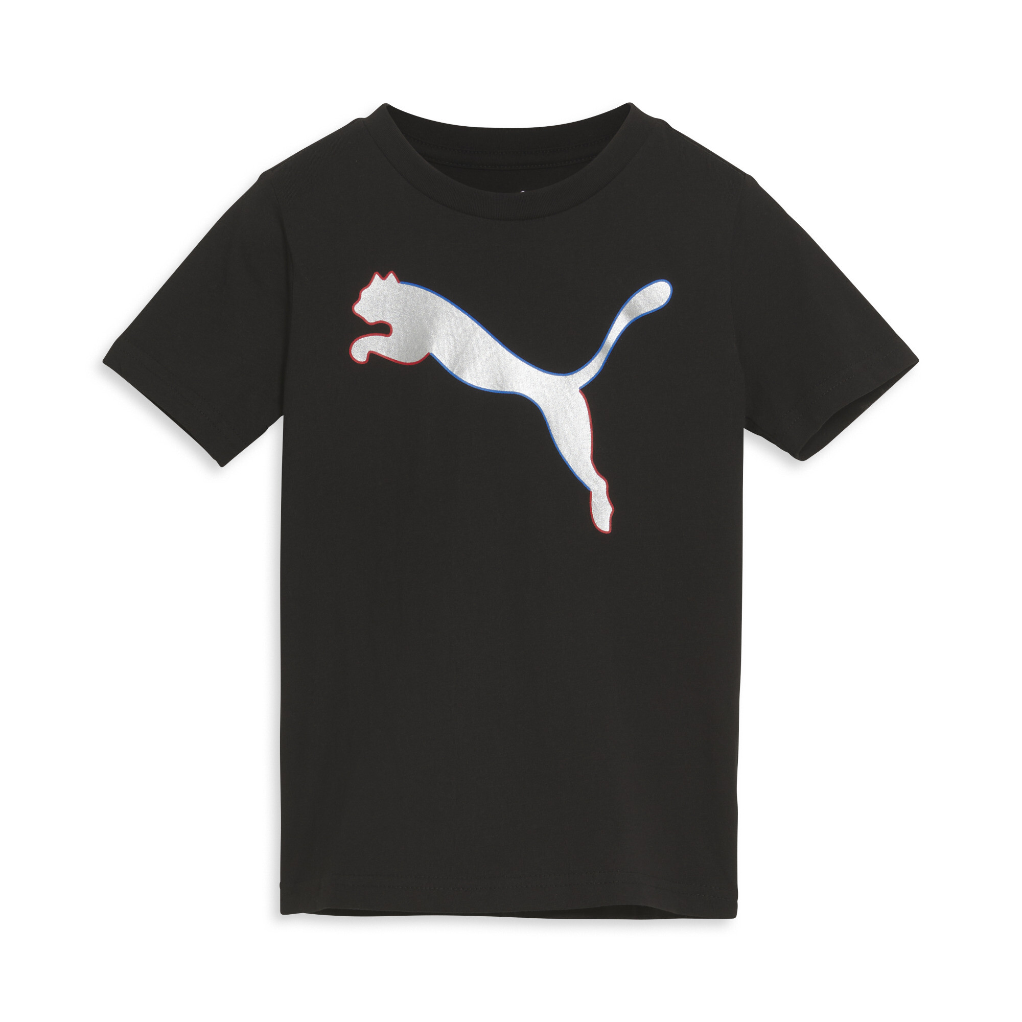 PUMA Power Pack Cat Logo Little Kids T-Shirt in Black Size 5 16$