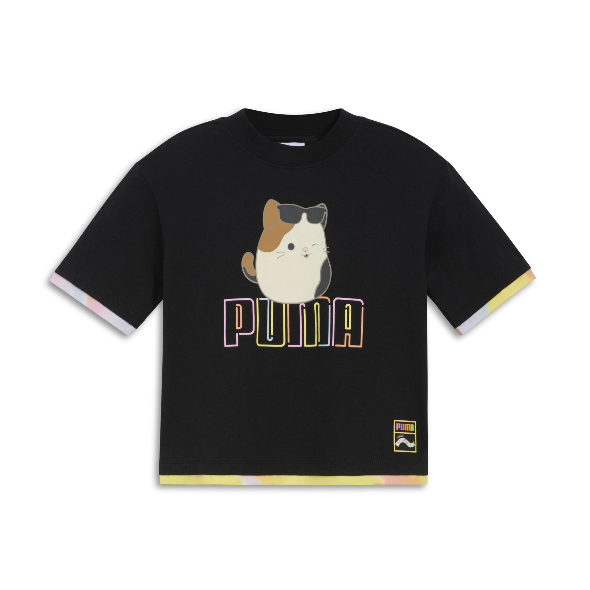 PUMA x SQUISHMALLOWS Little Kids Cam T-Shirt in Black Size 6 20$