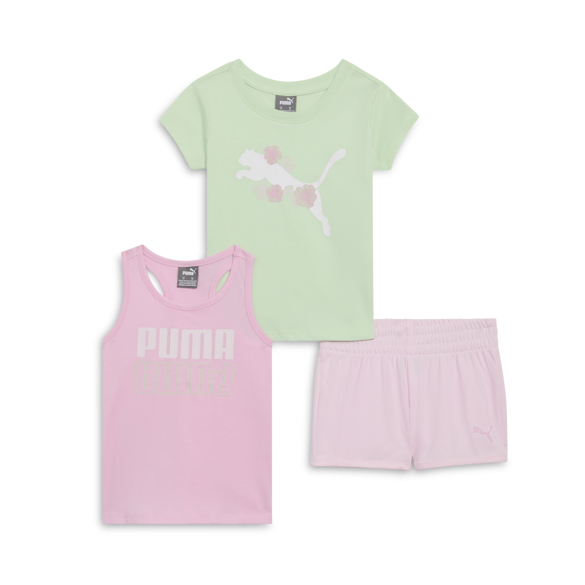 Ensemble 3 pices t-shirtcamisole Bb Gris Toddler 859948_01 17$