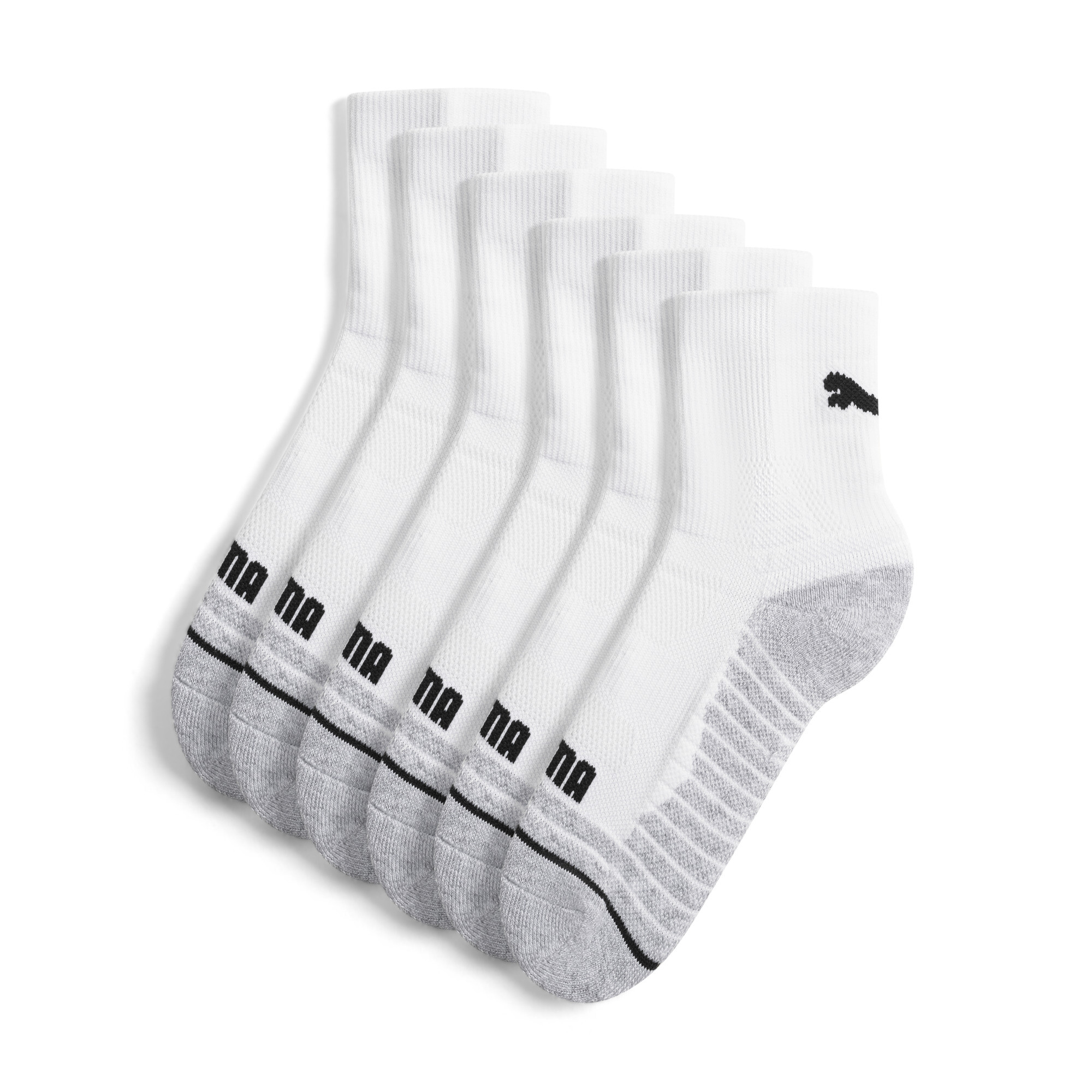 PUMA Big Half-Terry Low Crew Socks 3 Pairs Boys Kids $11