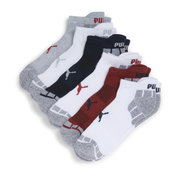 Puma Men's Half Terry Low-cut Socks (6 Pairs) In Navy