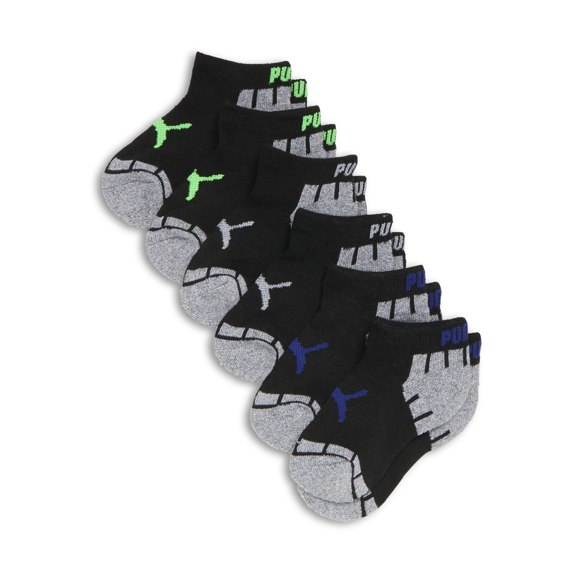 PUMA Big Kids' Half-Terry Low Socks (3 Pairs) - Picture 2 of 2