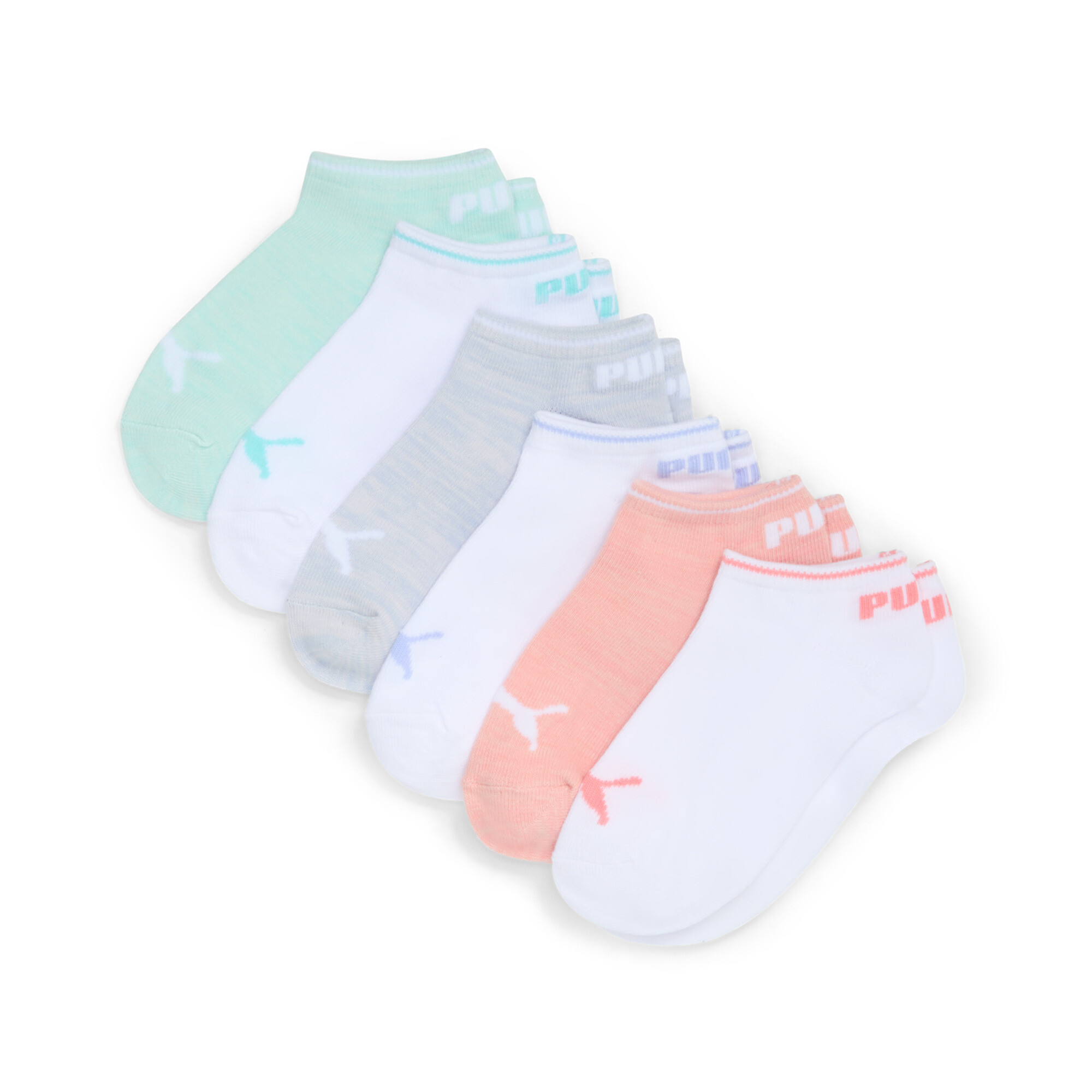 PUMA Big No Show Socks 6 Pairs Girls Kids $17