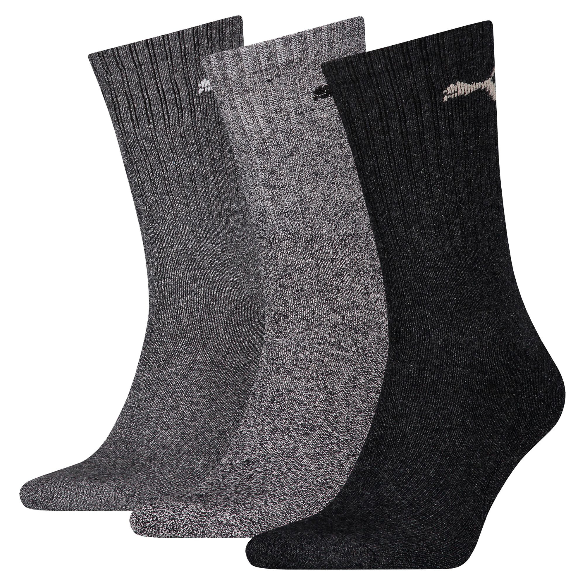 PUMA Uniseks Sokken voor Heren, Grijs, Maat 43-46