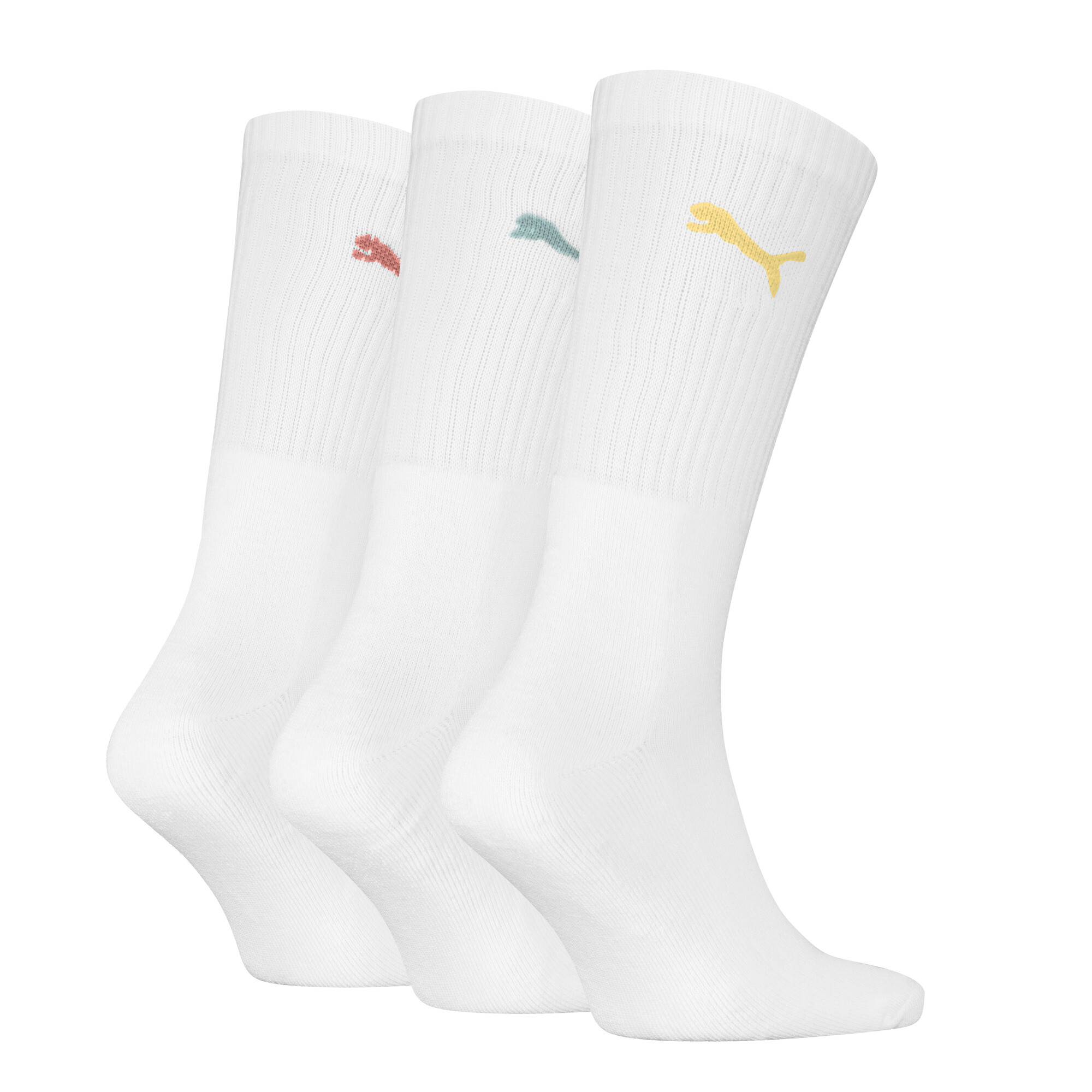 PUMA Uniseks Sokken voor Heren, Wit, Maat 35-38 thumbnail 2