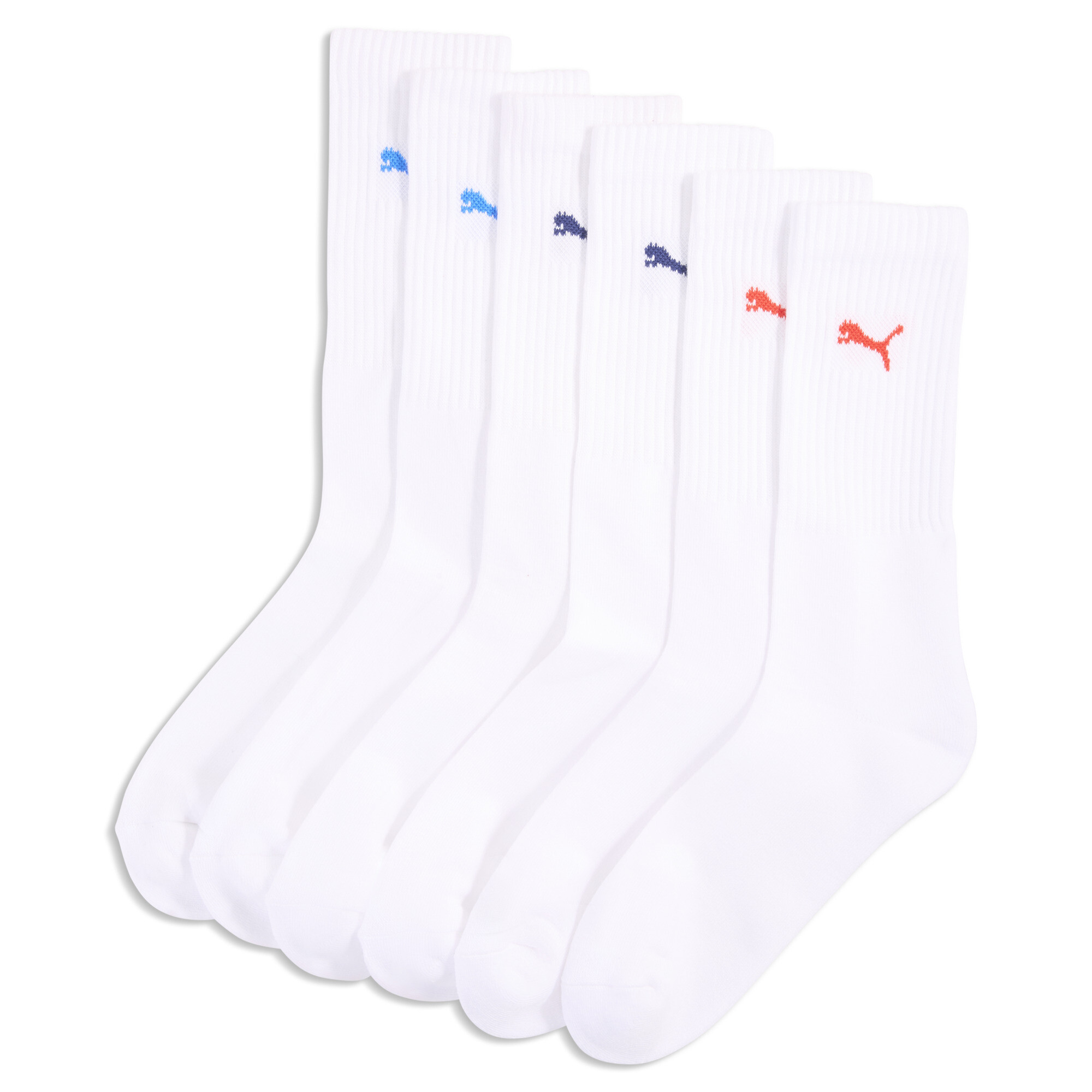PUMA Uniseks Sokken voor Heren, Wit, Maat 39-42