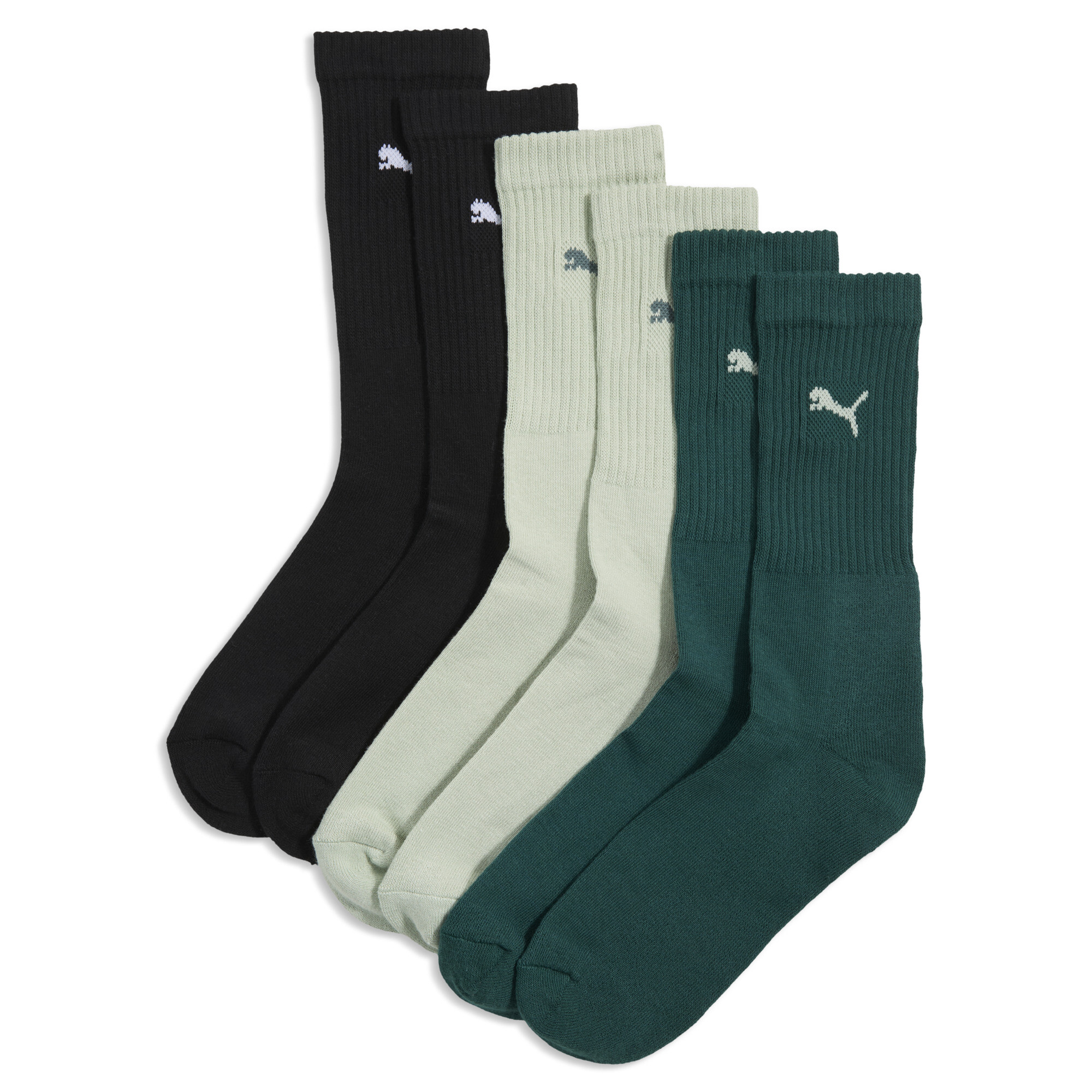 PUMA Kurze Crew-Socken Unisex (3er-Pack), Kleidung, Blau, 43-46