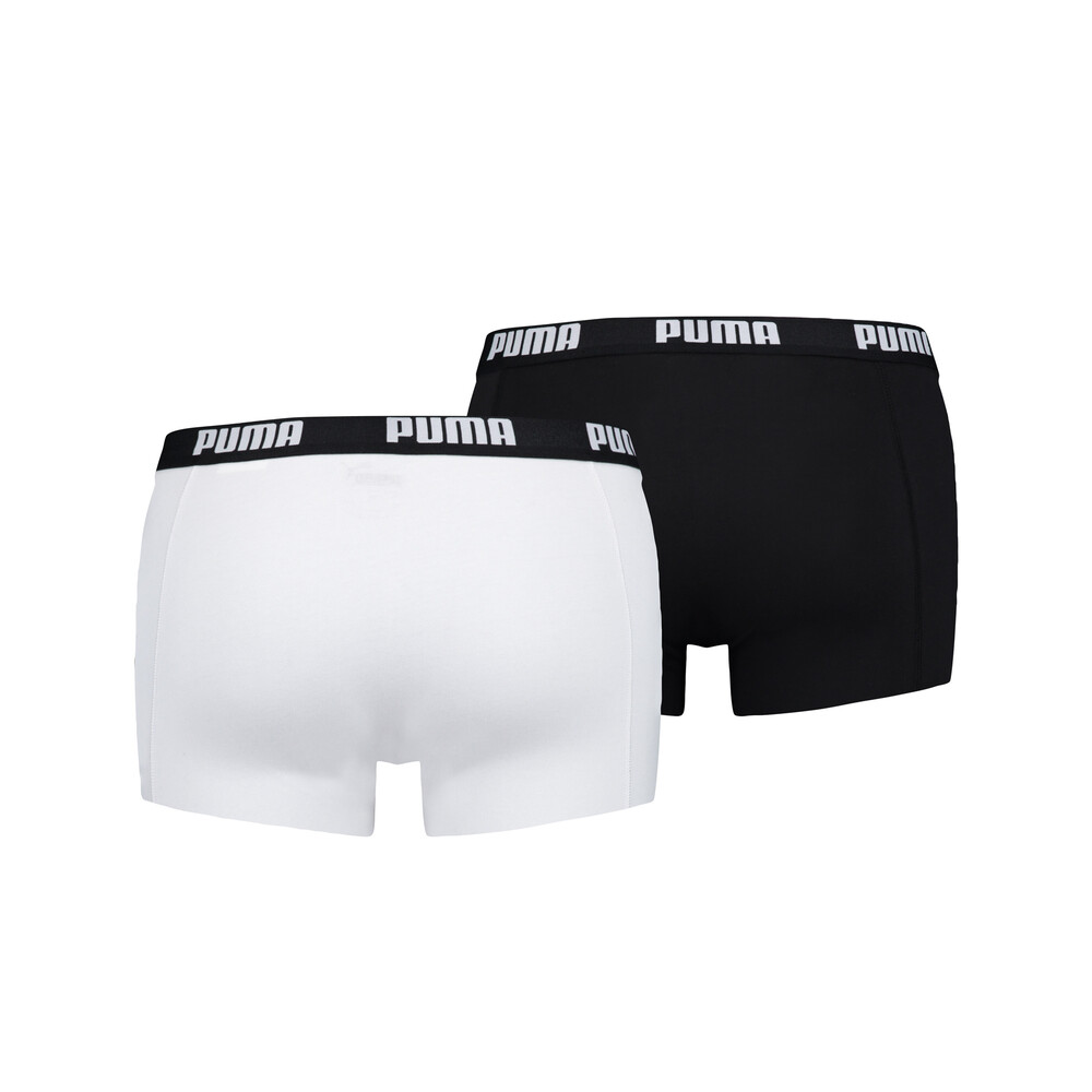 PUMA - male - Мужское нижнее белье 2 Pack Boxer Shorts – white / black – S